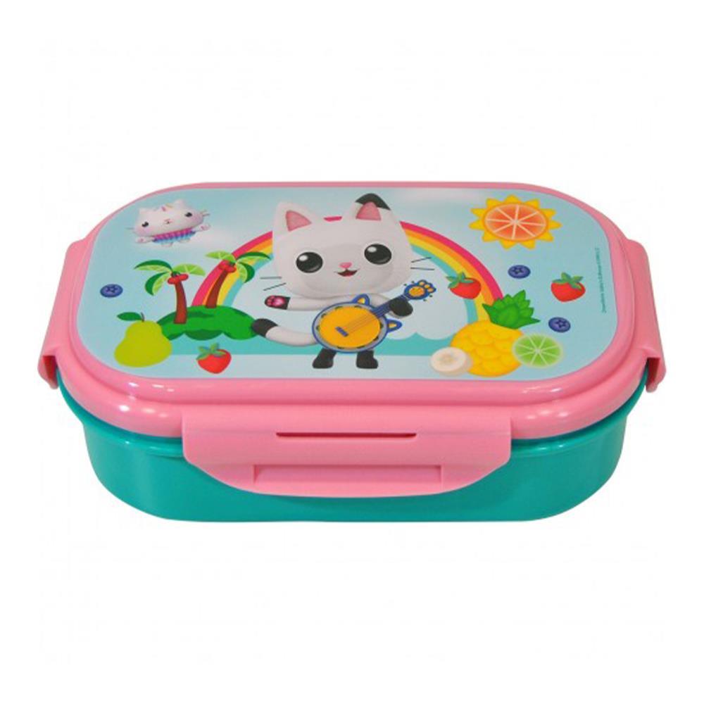 Φαγητοδοχείο Το Κουκλόσπιτο της Γκάμπι με μαχαιροπίρουνα 22x16x7εκ.