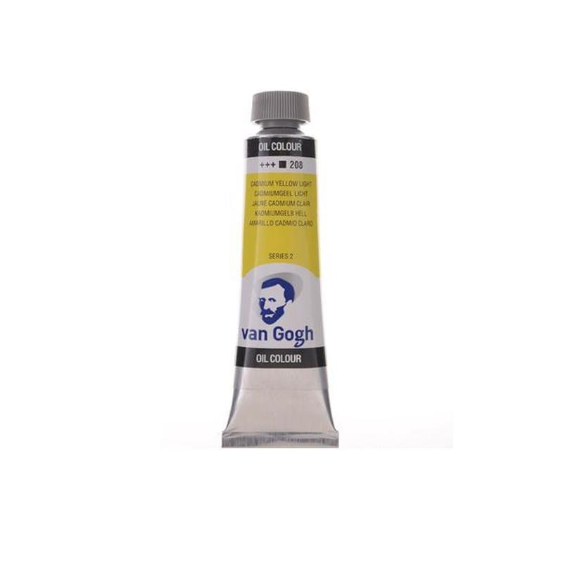 Talens van gogh χρώμα λαδιού 208 cadmium yellow light 20ml - Image 2