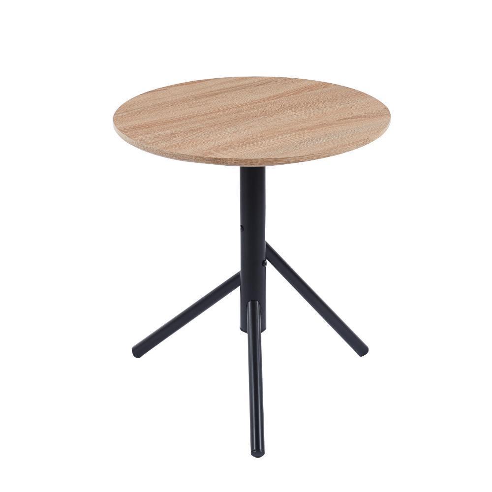 Τραπέζι μεταλλικό Nextdeco La Palma oak Υ55xØ50εκ, - Image 2