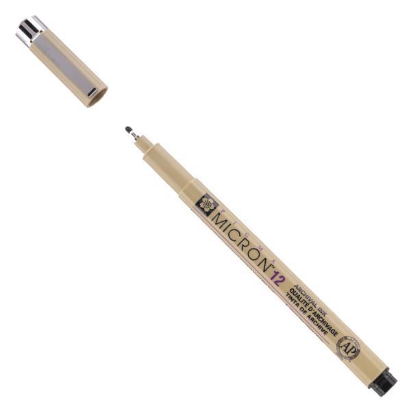 Sakura Pigma Micron μαρκαδόρος σχεδίου 12 0.7 mm μαύρο - Image 2
