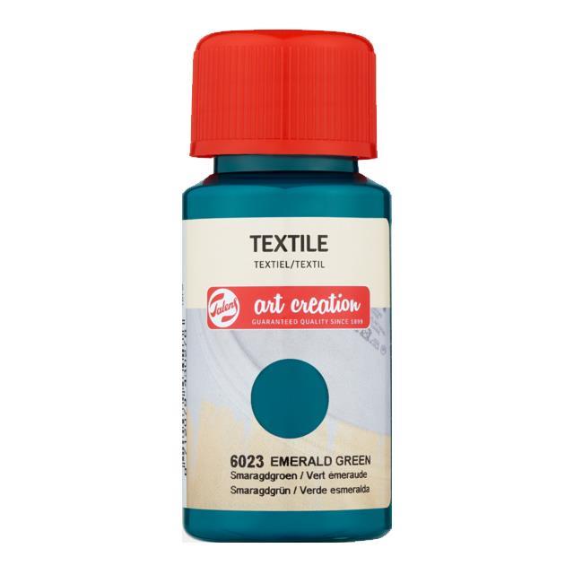Talens χρώμα textile 6023 emerald green 50ml - Image 2