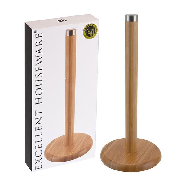 Βάση για ρολό κουζίνας ξύλινη Υ32xØ14εκ. - Image 2