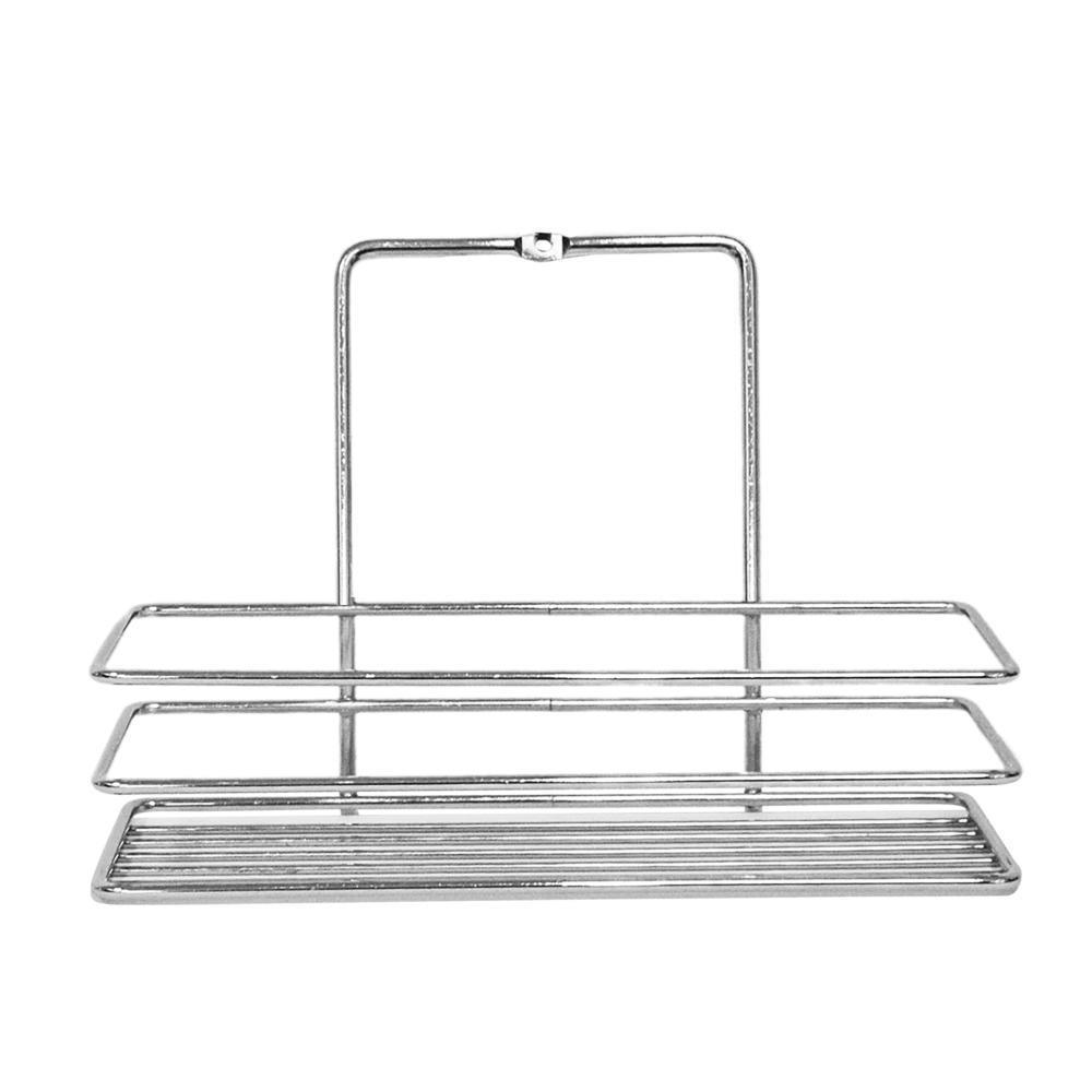 Ράφι μπάνιου Nextdeco επιχρωμιωμένο ατσάλι Υ16x8x23εκ - Image 4