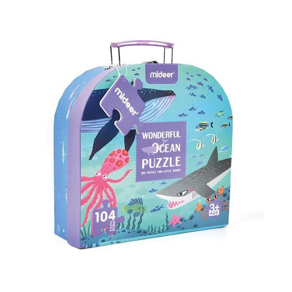 Mideer παζλ σε βαλιτσάκι "Wonderful Ocean" 104 τεμαχίων - Image 2