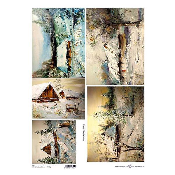 Ριζόχαρτο "painting" 42x29.7εκ. (ITD-R079L) - Image 2