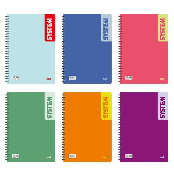 Next system τετράδιο σπιράλ 21x29εκ. 4θεμ. - Image 2