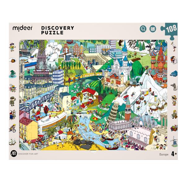 Mideer παζλ Discovery - Ευρώπη 108 τεμαχίων - Image 2