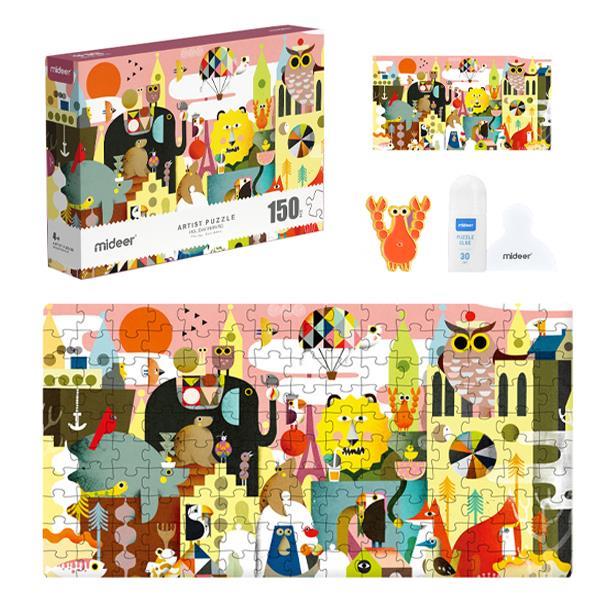 Mideer παζλ Artist - Διακοπές στο Παρίσι 150 τεμαχίων με pin - Image 2