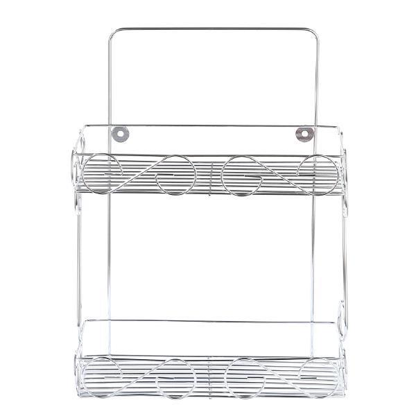 Εταζέρα χρωμίου για το μπάνιο με 2 ράφια - Image 2