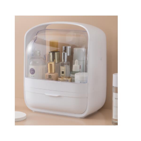 Θήκη οργάνωσης καλλυντικών λευκή 27x19,5xΥ31,5εκ. - Image 2
