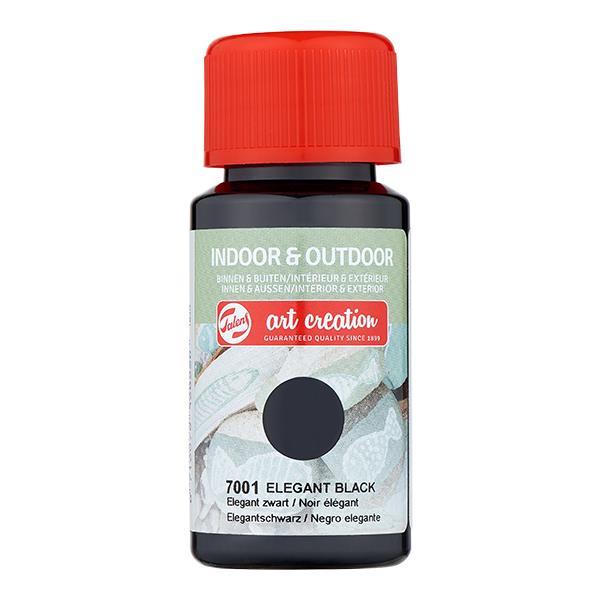 Talens χρώμα indoor/outdoor 7001 elegant black 50ml - Image 2