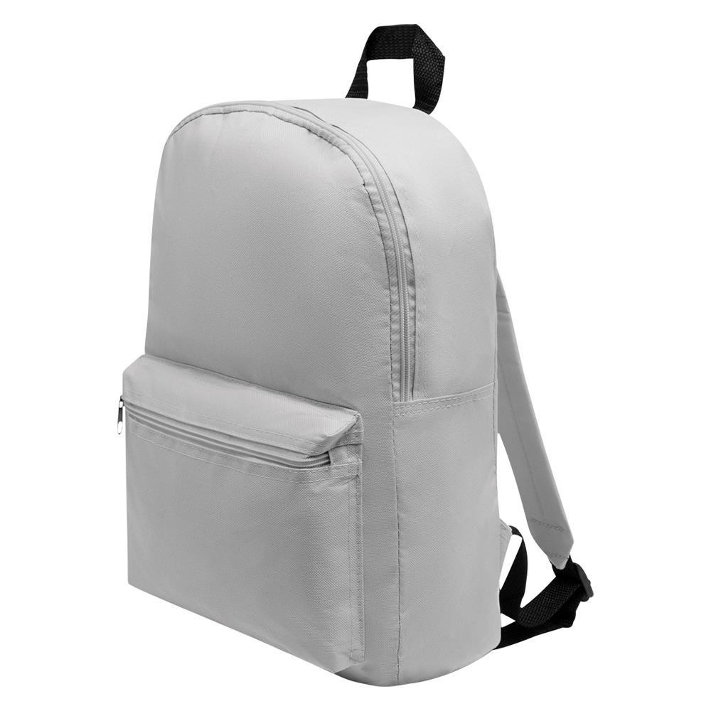 Τσάντα πλάτης με μπροστινή θήκη γκρι Υ39,5x30x10,5εκ.