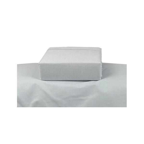 Σεντόνι με λάστιχο μονό Πεννιέ Grey από 100% βαμβάκι 100x200εκ.+40εκ. - Image 2