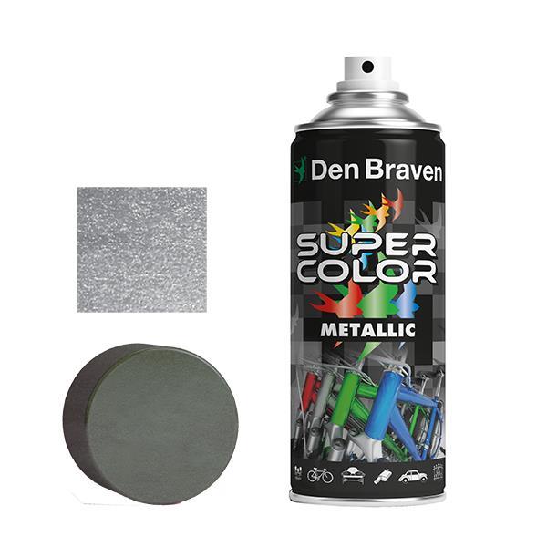 Den Braven SC σπρέι ασημί μεταλλικό 400ml - Image 2