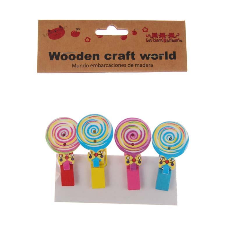 Μανταλάκια 4εκ., 4 τεμάχια ζαχαρωτά - Image 2