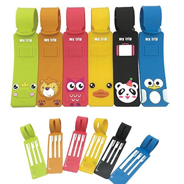 Καρτελάκια για αποσκευές σε διάφορα σχέδια, 4x23,5 εκ. 10τμχ. - Image 3