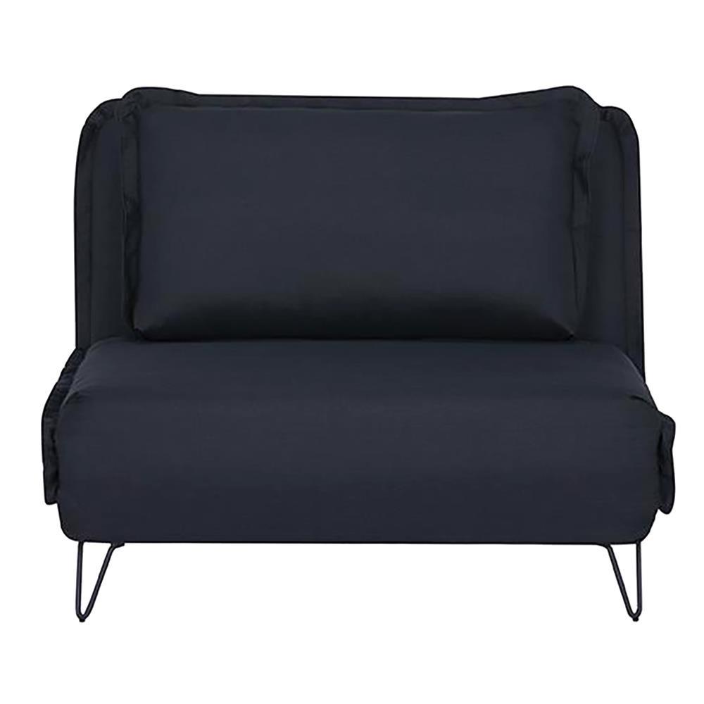 Πολυθρόνα - κρεβάτι Nextdeco Madrid μαύρη Υ82x112x92εκ. - Image 6