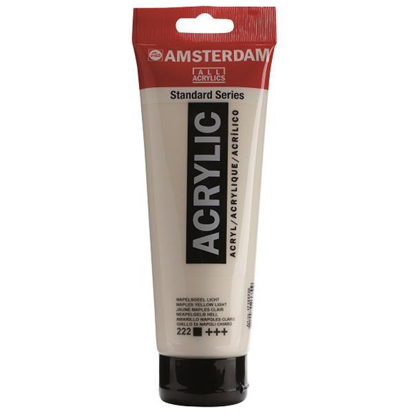 Talens amsterdam ακρυλικό χρώμα 222 naples yellow L 120ml - Image 2