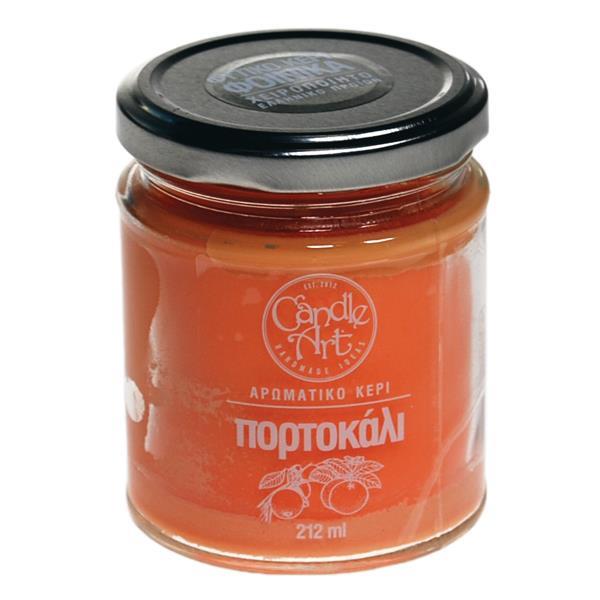 Αρωματικό κερί, 212 ml, με αιθέρια έλαια πορτοκαλιού - Image 2