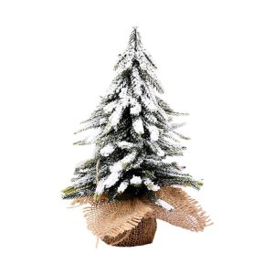 Χριστουγεννιάτικο δέντρο χιονισμένο με βάση Υ31x∅13εκ.