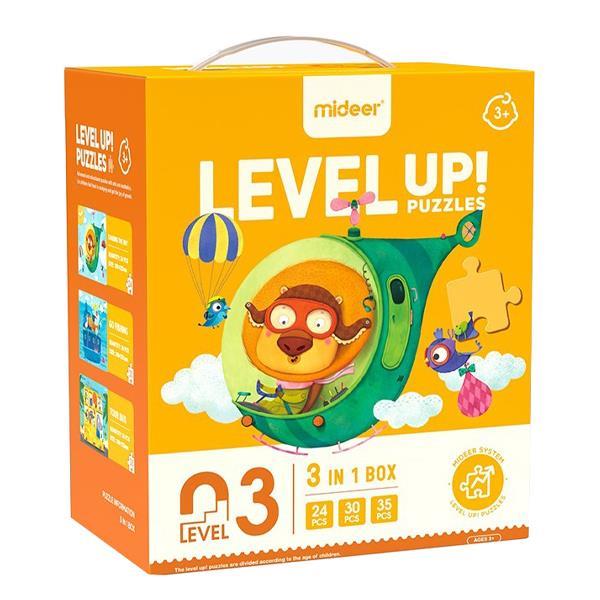 Mideer παζλ 3 σε 1 - Level Up 3 "Free Navigation" 24,30 - 35τμχ - Image 2