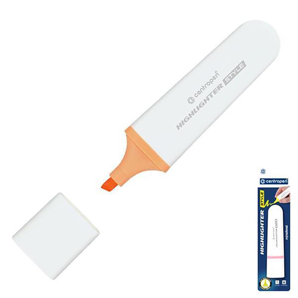 Centropen μαρκαδόρος υπογράμμισης pastel πορτοκαλί σε blister - Image 2