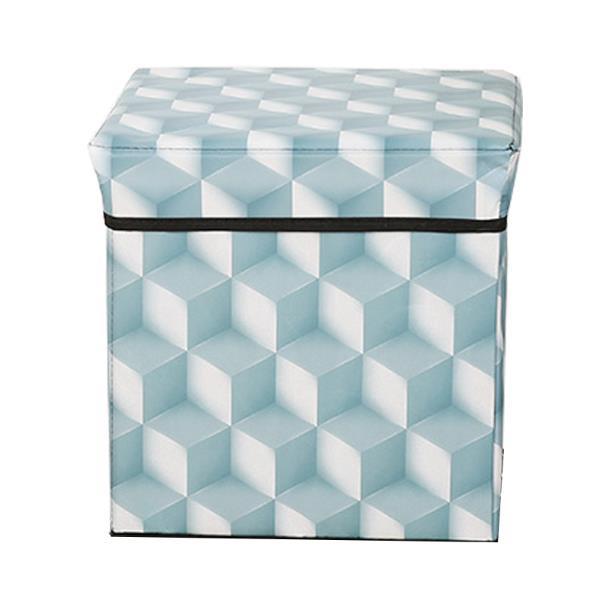 Σκαμπό-κουτί αποθήκευσης κύβοι Υ30x30x30εκ. - Image 2