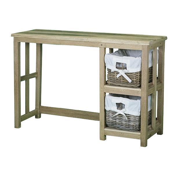 Γραφείο Nextdeco Tribeca ξύλο teak Υ80x40x120εκ. - Image 2