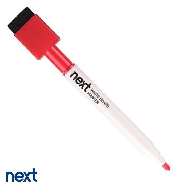 Next μαρκαδόρος κόκκινος λευκού πίνακα με σφουγγάρι - Image 3