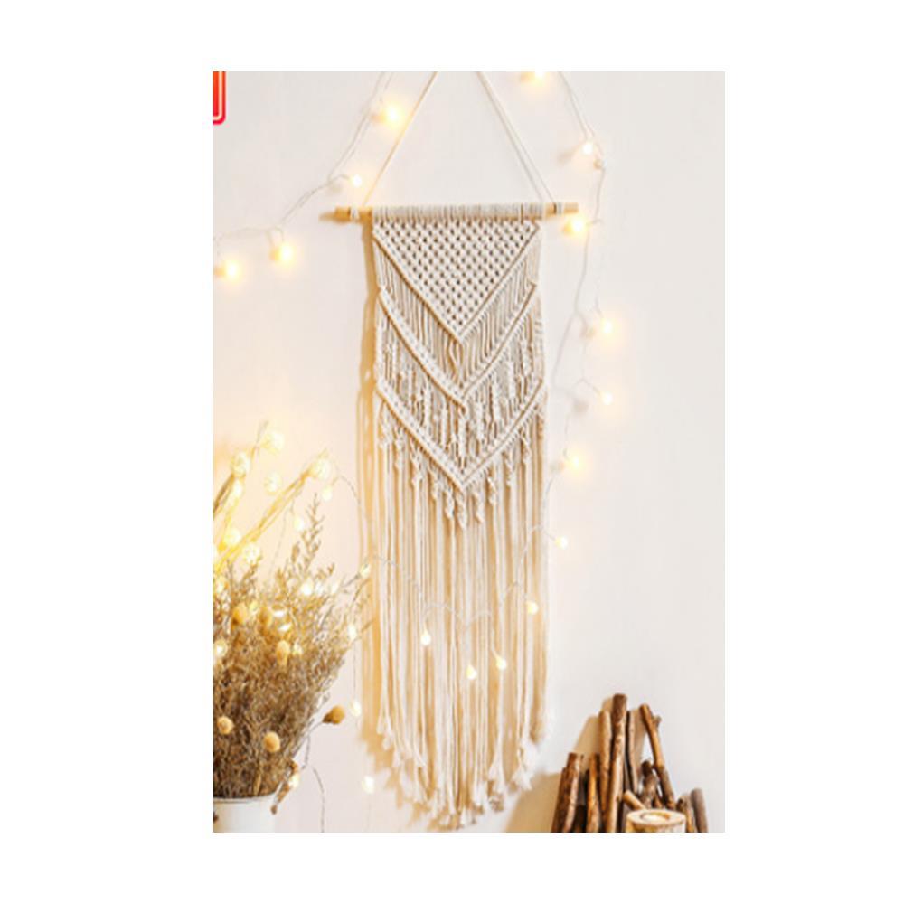 Διακοσμητικό κρεμαστό μακραμέ με led 40x110εκ. - Image 2