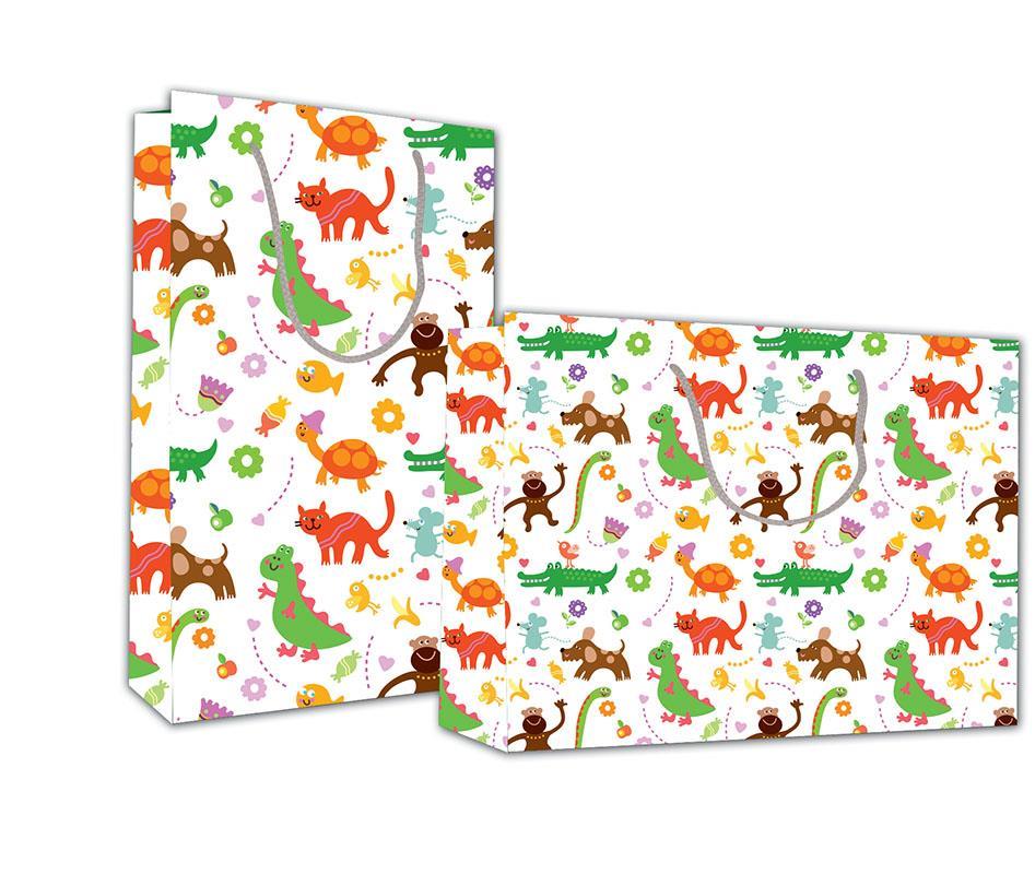 Next χαρτινη τσάντα Ζωάκια Υ24x23x10 - Image 2