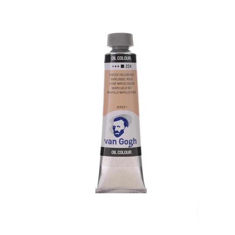 Talens van gogh χρώμα λαδιού 224 naples yellow red 20ml - Image 2