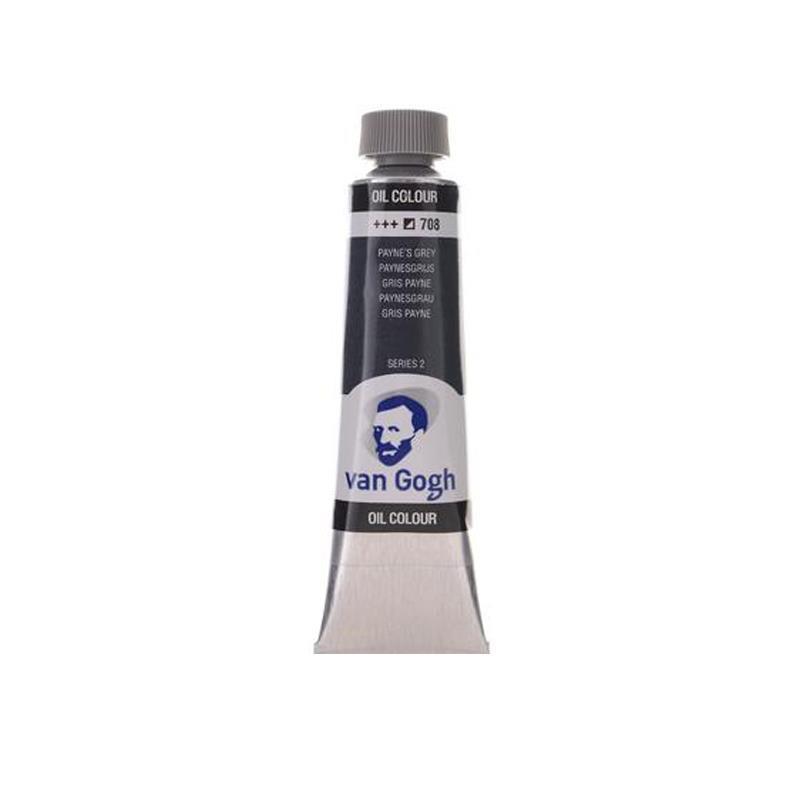 Talens van gogh χρώματα λαδιού 60ml (708-Paynes Grey) - Image 2