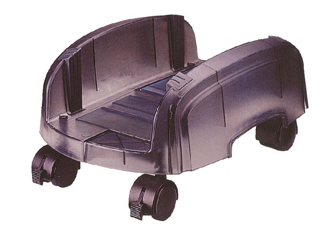 Τροχήλατη βάση μονάδας Η/Υ μαύρη - Image 2