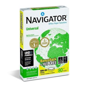 Φωτοαντιγραφικό χαρτί Navigator Uni Α4 80γρ. 550φυλ. Πληρωμή μετρητοίς. Παραλαβή αποκλειστικά από την έδρα μας σε Θεσσαλονίκη.