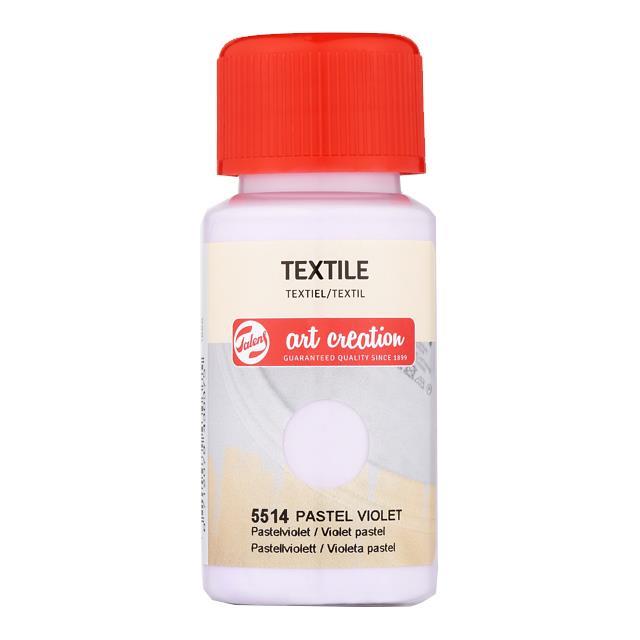 Talens χρώμα textile 5514 pastel violet 50ml - Image 2