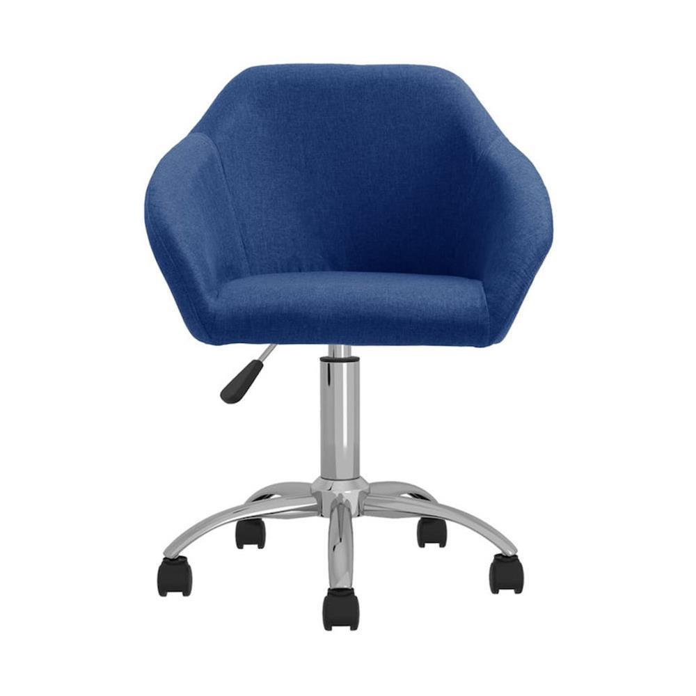 Καρέκλα γραφείου υφασμάτινη Nextdeco Jasper μπλε - πετρόλ
Υ88-78x54x54 εκ - Image 5