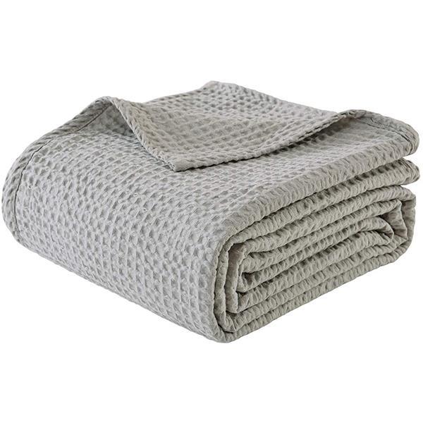 Κουβέρτα "Pablo" πικέ 100% βαμβακερή 160x240εκ. γκρι - Image 2