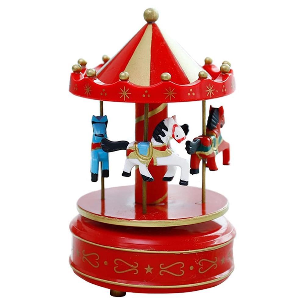 Καρουζέλ περιστρεφόμενο με μουσική, Υ18,5x10,5x10,5εκ.