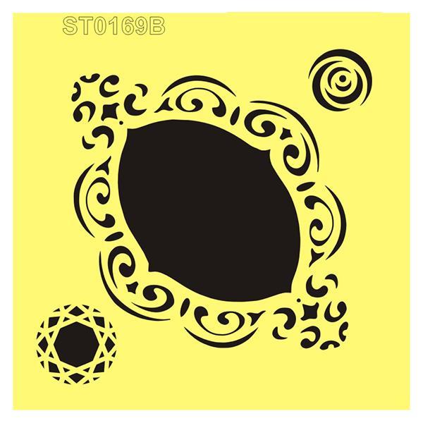 Στένσιλ πλαστικό "Μοτίβο 7" 16x16εκ. (ST0169B) - Image 2