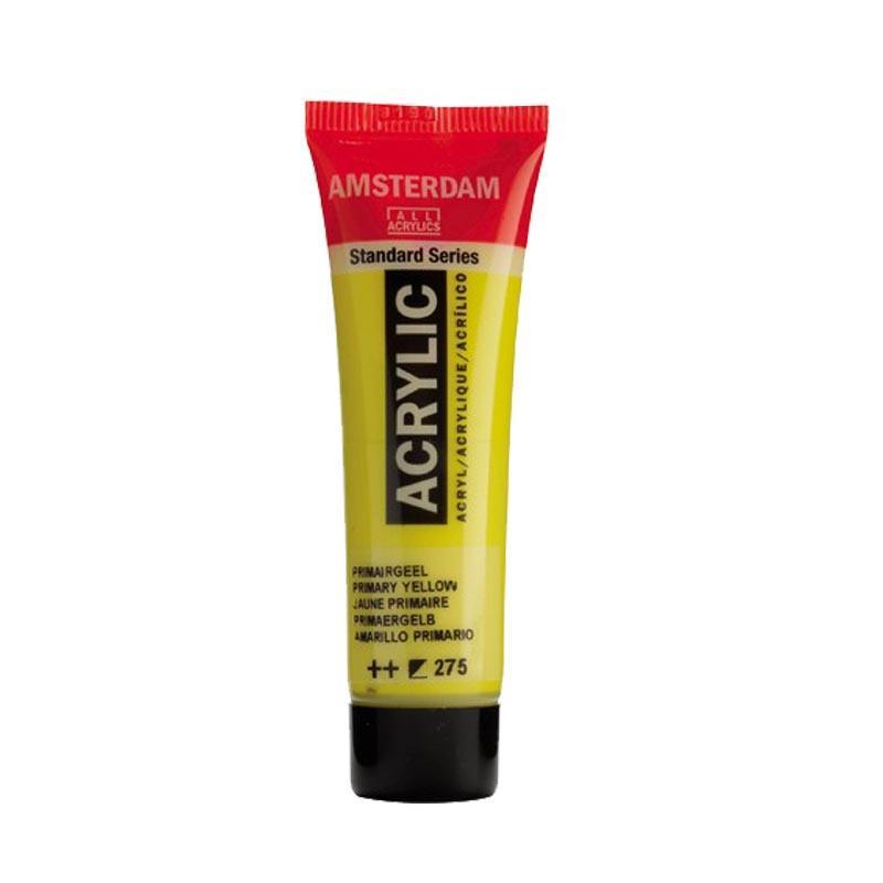Talens amsterdam ακρυλικό χρώμα 275 primary yellow 120ml - Image 2
