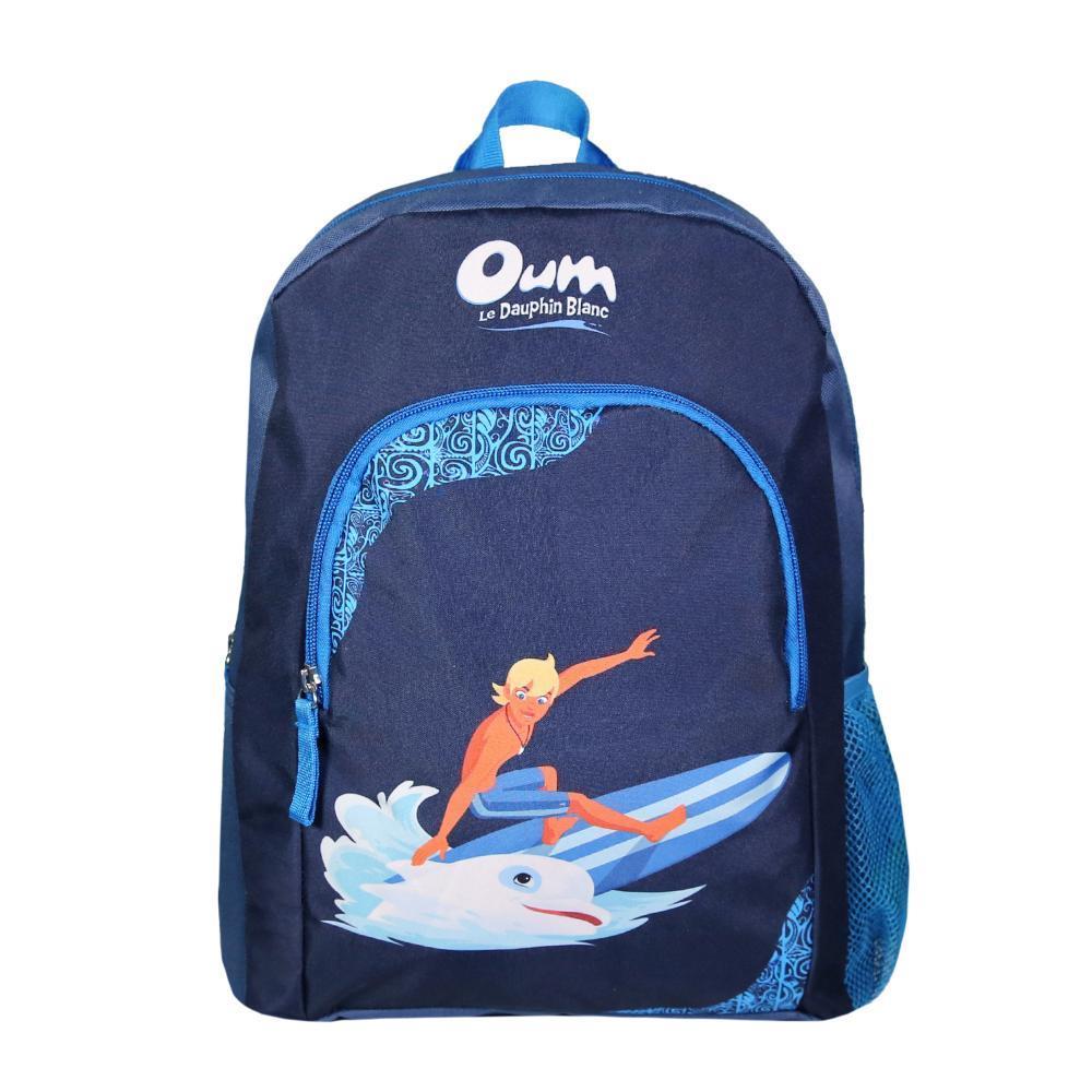Bagtrotter τσάντα πλάτης νηπίου Oum Le Dauphin Blue Υ31x24x8εκ. - Image 2