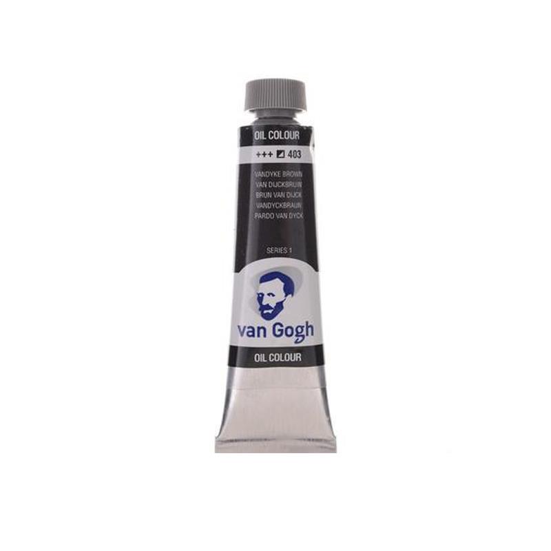 Talens van gogh χρώμα λαδιού 403 van duke brown 20ml - Image 2