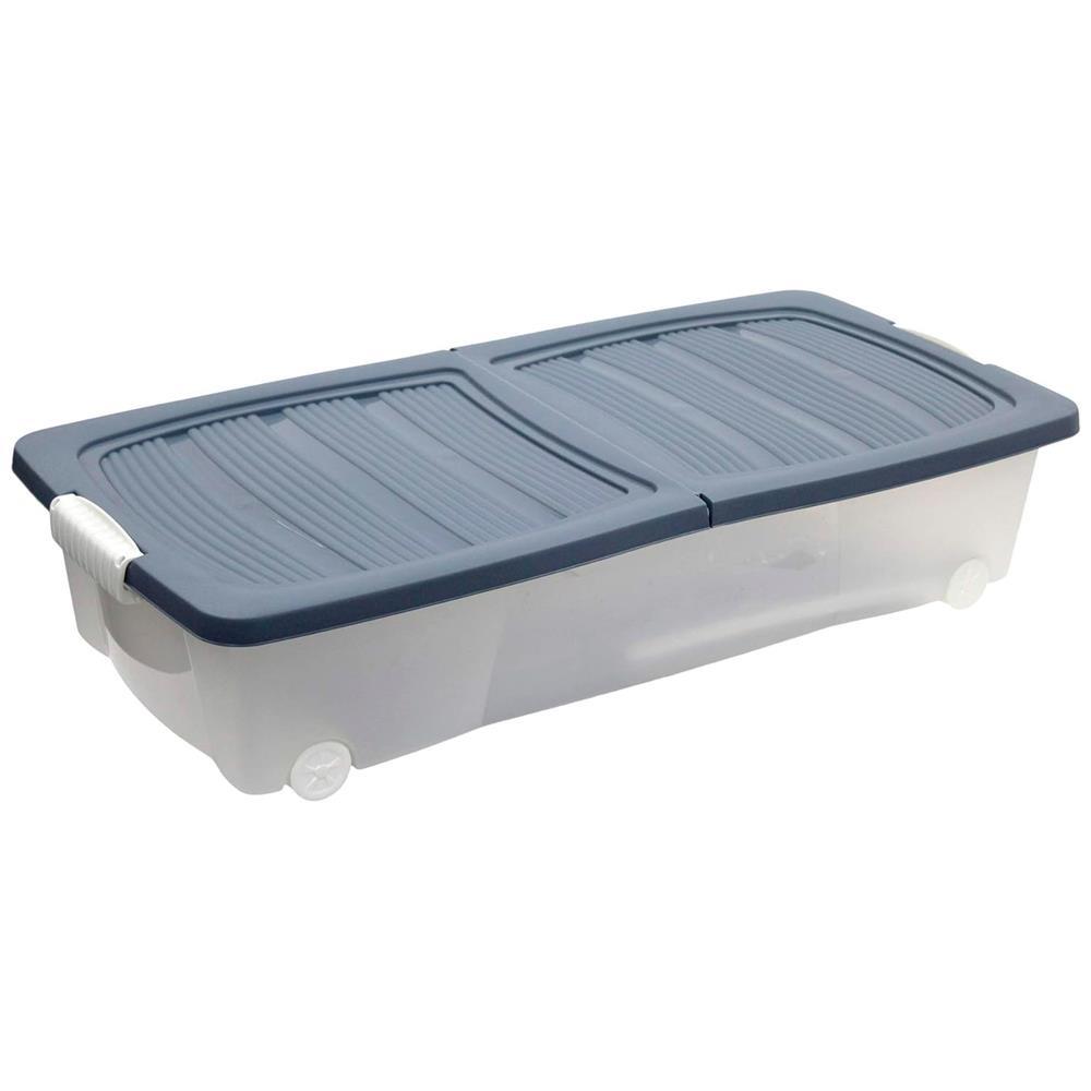 Κουτί αποθήκευσης με ρόδες 32l Υ17x80x40εκ. - Image 2