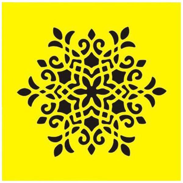 Στένσιλ πλαστικό "Μοτίβο 4" 16x16εκ. (ST0132) - Image 2