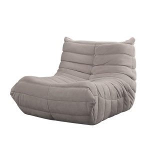 Πολυθρόνα Nextdeco Togo Alcantara σκούρο γκρι Y70x103x85εκ