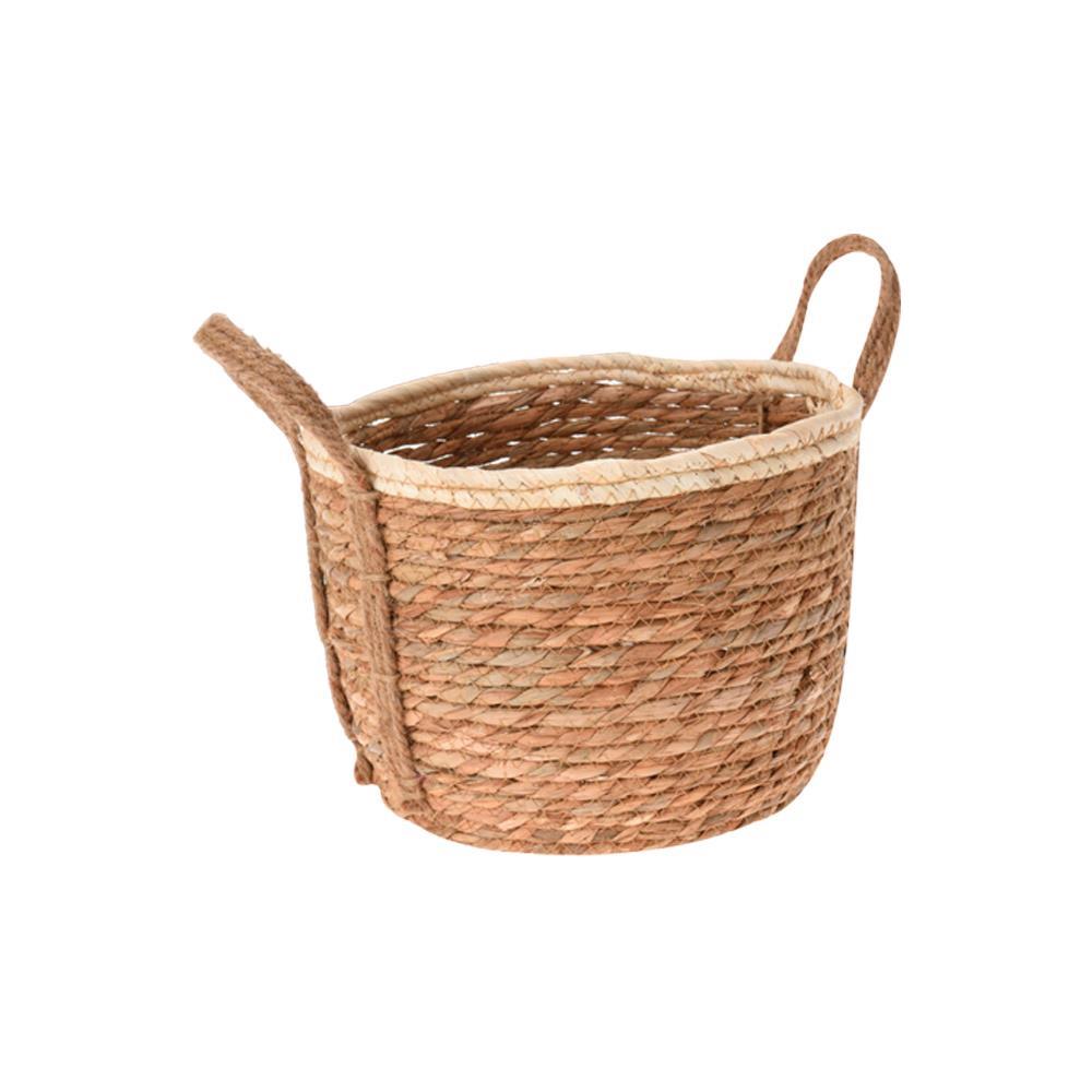 Καλάθι ψάθινο μεσαίο Υ27x Ø28εκ. - Image 2