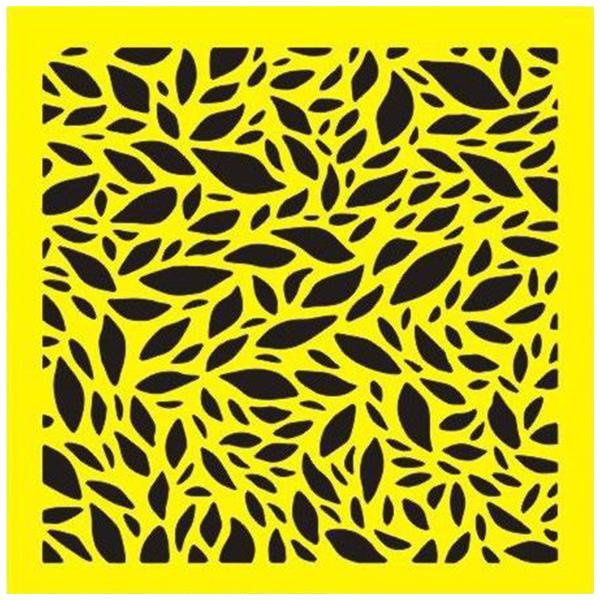 Στένσιλ πλαστικό "Φύλλα 2" 16x16εκ. (ST0114) - Image 2