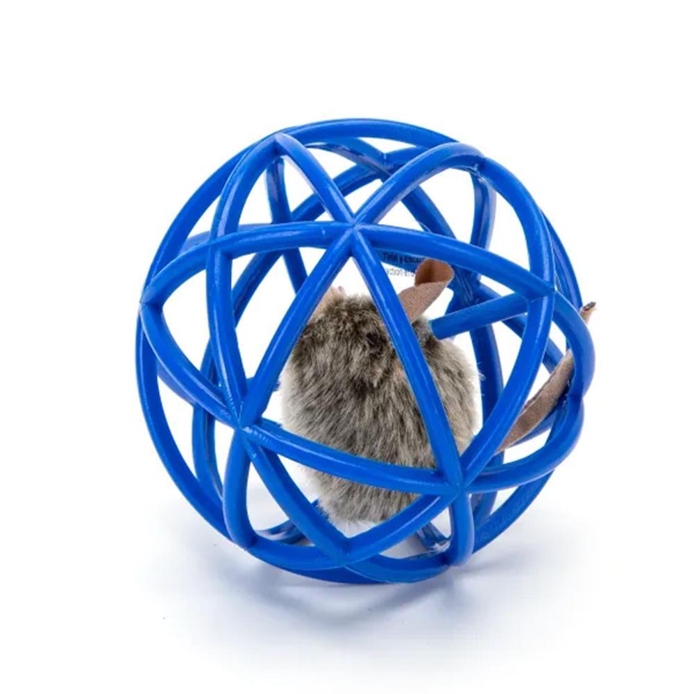 Παιχνίδι γάτας, μπάλα με ποντίκι , Ø10.5εκ - Image 2