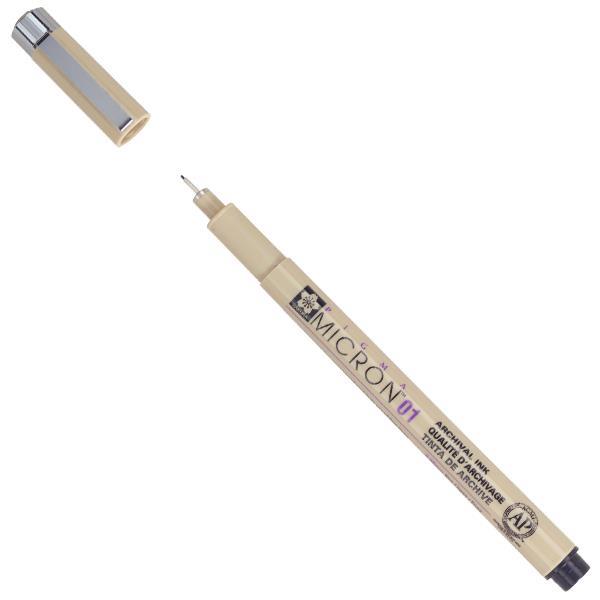 Sakura Pigma Micron μαρκαδόρος σχεδίου 01 0.25 mm μαύρο - Image 2